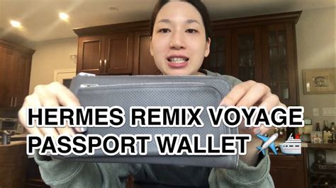 HERMES REMIX VOYAGE PASSPORT WALLET 